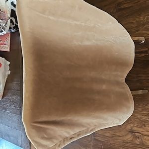 Fleece throw blanket réversible